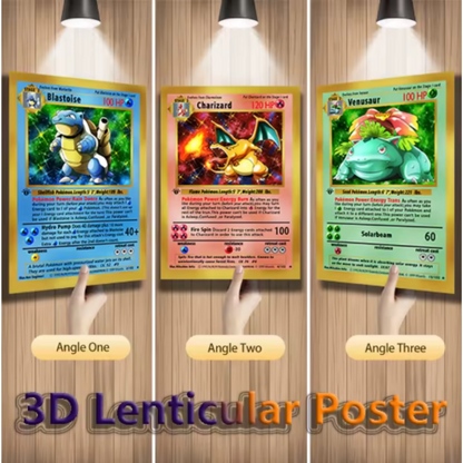 Póster lenticular Pokémon