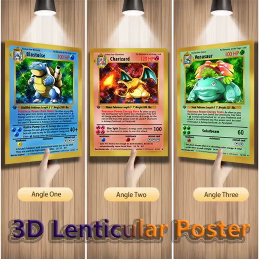 Póster lenticular Pokémon